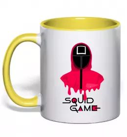 Чашка з кольоровою ручкою