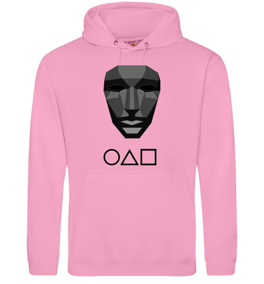 Чоловіча толстовка (худі) Squid game ведучий Рожевий фото