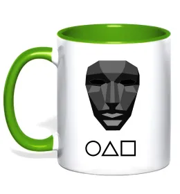 Чашка с цветной ручкой