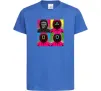 Детская футболка Squid game арт Ярко-синий фото