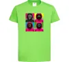 Детская футболка Squid game арт Лаймовый фото
