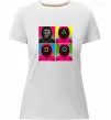 Жіноча преміум футболка Squid game арт Білий фото