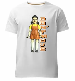 Чоловіча преміум футболка Squid game 001 Білий фото