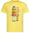 Чоловіча футболка Squid game don`t move Лимонний фото