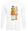 Лонгслив Squid game don`t move Белый Лонгслив Squid game don`t move Белый фото