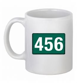 Чашка керамическая Squid game 456