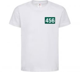 Детская футболка Squid game 456 Детская футболка Squid game 456