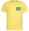 Мужская футболка Squid game 456 Лимонный фото