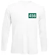 Лонгслив Squid game 456 Белый фото