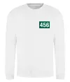 Свитшот Squid game 456 Белый фото