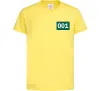 Детская футболка Squid game 001 Лимонный Детская футболка Squid game 001 Лимонный фото