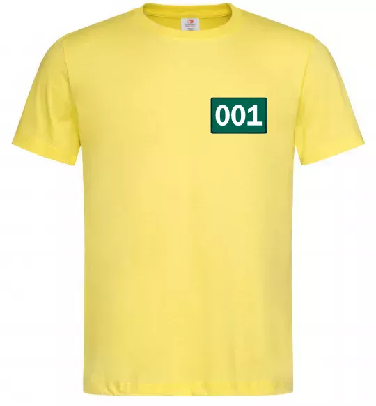 Мужская футболка Squid game 001 Лимонный фото