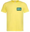 Мужская футболка Squid game 001 Лимонный фото
