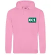 Чоловіча толстовка (худі) Squid game 001 Рожевий фото