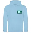Чоловіча толстовка (худі) Squid game 001 Блакитний фото