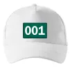 Кепка Squid game 001 Білий Кепка Squid game 001 Білий фото