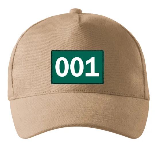 Кепка Squid game 001 Песочный фото