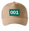 Кепка Squid game 001 Песочный фото