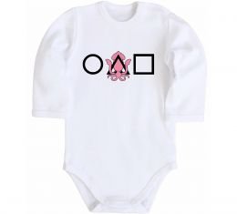 Детский боди Squid game кальмар