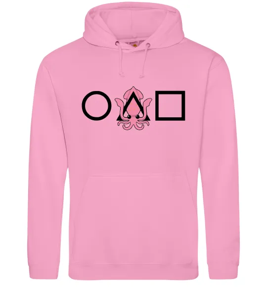 Чоловіча толстовка (худі) Squid game кальмар Рожевий фото