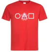 Чоловіча футболка Squid game кальмар Червоний фото