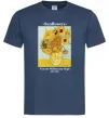 Мужская футболка Ван Гог Ваза із соняшниками Темно-синий Мужская футболка Ван Гог Ваза із соняшниками Темно-синий фото