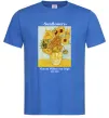 Мужская футболка Ван Гог Ваза із соняшниками Ярко-синий Мужская футболка Ван Гог Ваза із соняшниками Ярко-синий фото