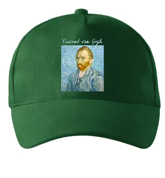 Кепка Vincent Van Gogh Self portrait Темно-зелений фото
