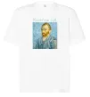 Футболка Оверсайз Vincent Van Gogh Self portrait Белый фото