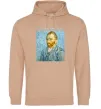 Чоловіча толстовка (худі) Vincent Van Gogh Self portrait Пісочний фото