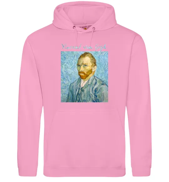 Жіноча толстовка (худі) Vincent Van Gogh Self portrait Рожевий фото