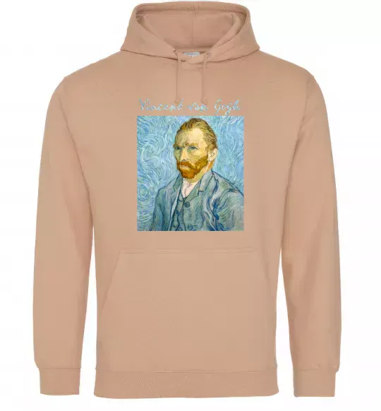 Женская толстовка (худи) Vincent Van Gogh Self portrait Песочный фото