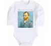 Дитячий бодік Vincent Van Gogh Self portrait Білий фото