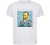 Детская футболка Vincent Van Gogh Self portrait Белый фото