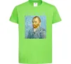 Детская футболка Vincent Van Gogh Self portrait Лаймовый фото