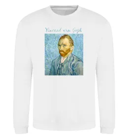 Свитшот Vincent Van Gogh Self portrait Белый фото