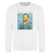 Свитшот Vincent Van Gogh Self portrait Белый фото