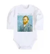 Детский боди Vincent Van Gogh Self portrait Белый фото