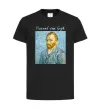 Дитяча футболка Vincent Van Gogh Self portrait Чорний фото