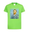 Дитяча футболка Vincent Van Gogh Self portrait Лаймовий фото