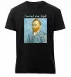 Чоловіча преміум футболка Vincent Van Gogh Self portrait Чорний фото