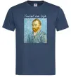 Мужская футболка Vincent Van Gogh Self portrait Темно-синий фото