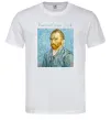 Мужская футболка Vincent Van Gogh Self portrait Белый фото