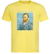 Мужская футболка Vincent Van Gogh Self portrait Лимонный фото