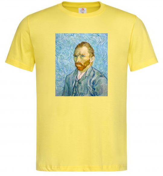 Чоловіча футболка Vincent Van Gogh Self portrait Лимонний фото