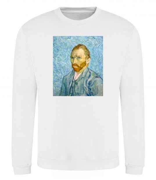 Світшот Vincent Van Gogh Self portrait Білий фото