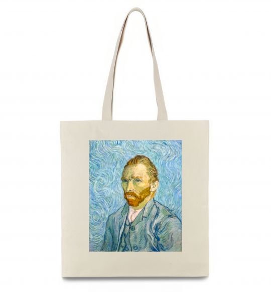 Еко-сумка Vincent Van Gogh Self portrait Бежевий фото