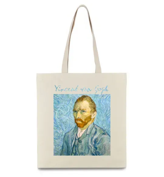 Еко-сумка Vincent Van Gogh Self portrait Бежевий фото
