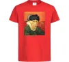 Детская футболка Автопортрет із забинтованим вухом Красный фото