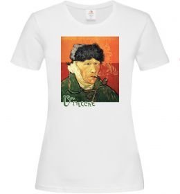 Жіноча футболка Автопортрет із забинтованим вухом Жіноча футболка Автопортрет із забинтованим вухом